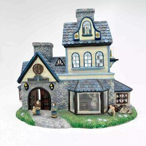 Old World Village Party Lite Candle Shop House Tea Lights Holder